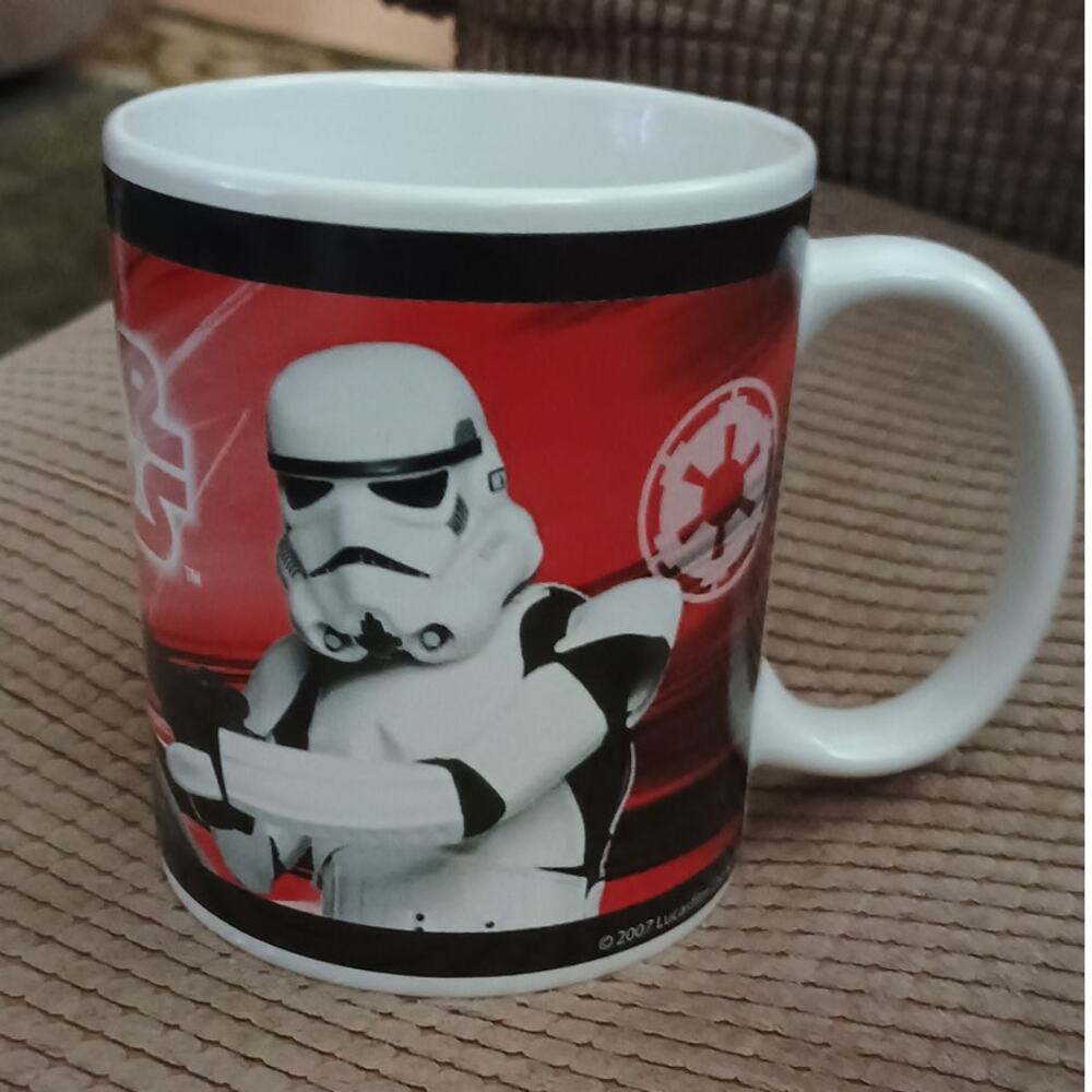 Galerie Star Wars Storm Trooper / Darth Vader Coffee Mug - 12 oz / 2008